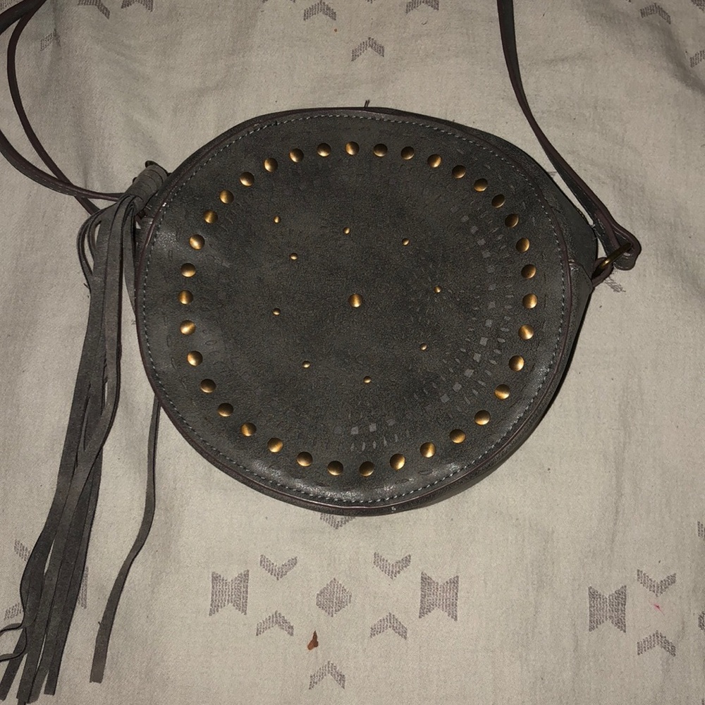 Grey crossbody